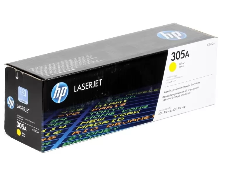 Картридж HP CE412A - 305A