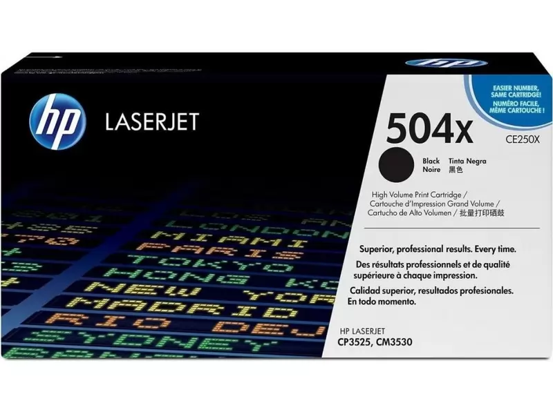 Картридж HP CE250X - 504X